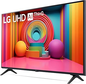 LG 55-Inch UT7570 Series 4K Smart TV - α5 AI Processor 4K, Dynamic